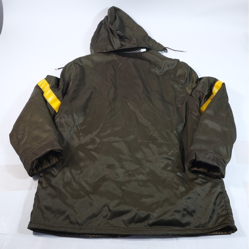 Flight-Master Jacket Mens XL Brown Industrial Hooded Vintage 50s Workwear - Picture 2 of 11